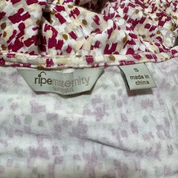 RIPE MATERNITY Trina Abstract Print Midi Maternity Dress - Picture 7 of 8